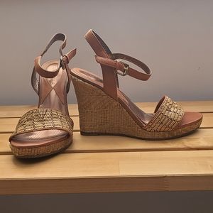 Ciao Bella leather wedges